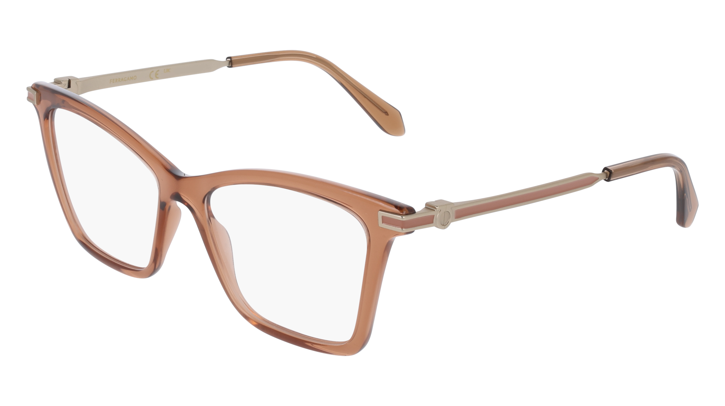 0886895678568 - Donna SF3024 232 Rahmen von BRILLEN Acetato Marrone  Cat Eye Normale