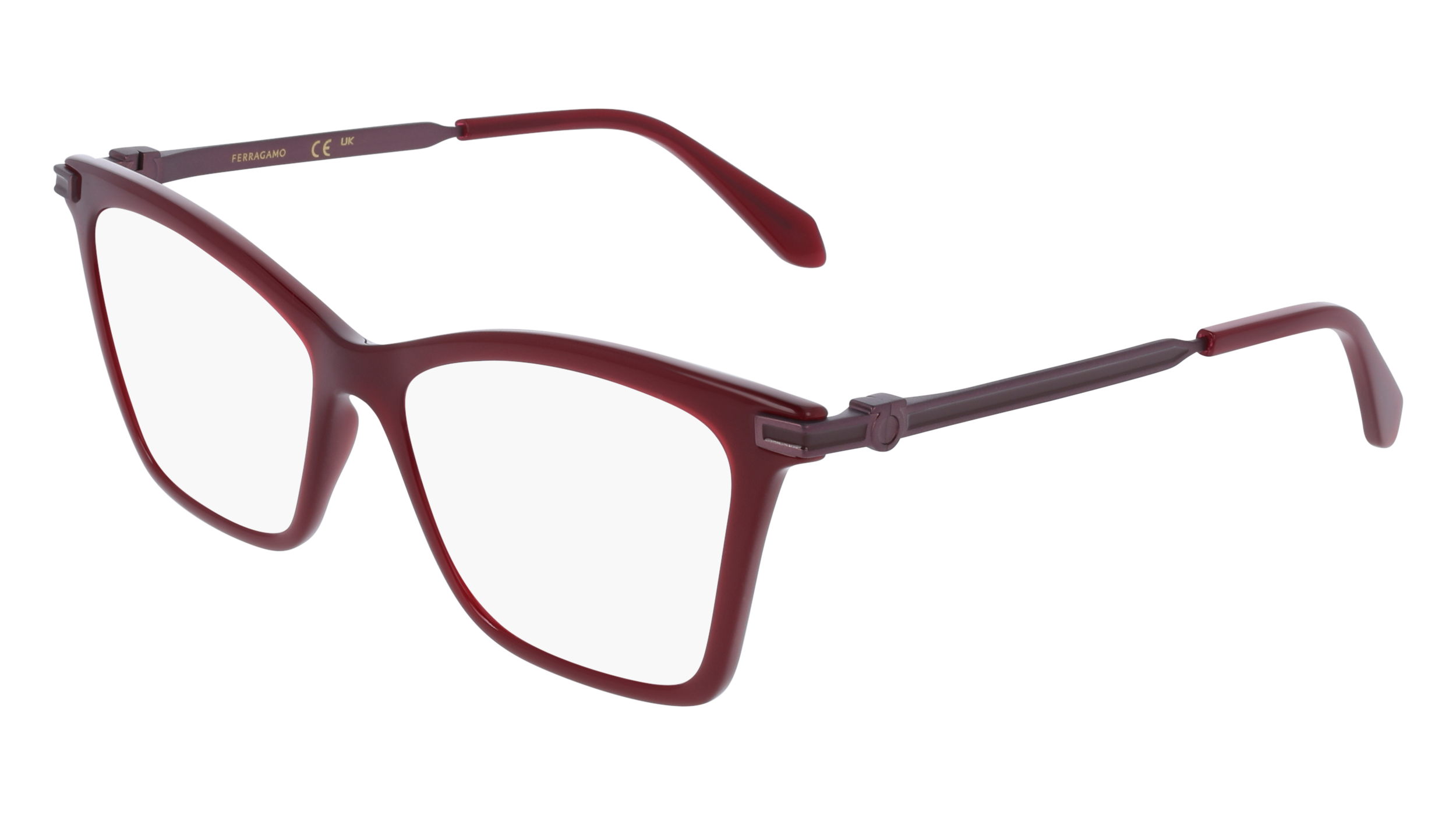 0886895678582 - Damen SF3024 653 Rahmen von BRILLEN Acetat Rot  Cat Eye Normal