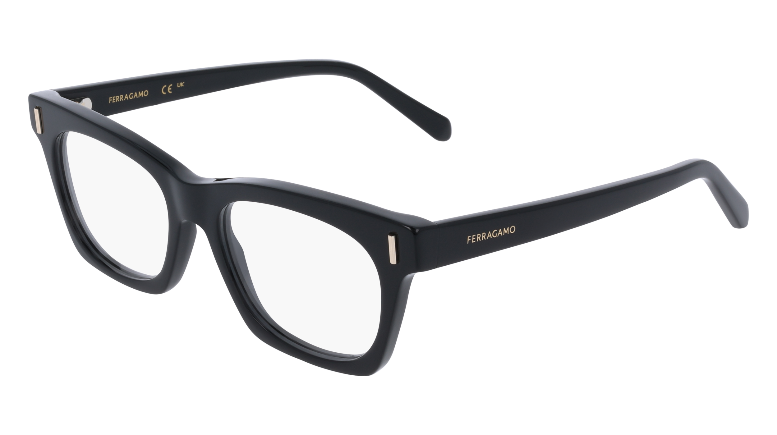 0886895678599 - Donna SF3025 001 Montature da vista Acetato Nero  Squadrata Normale