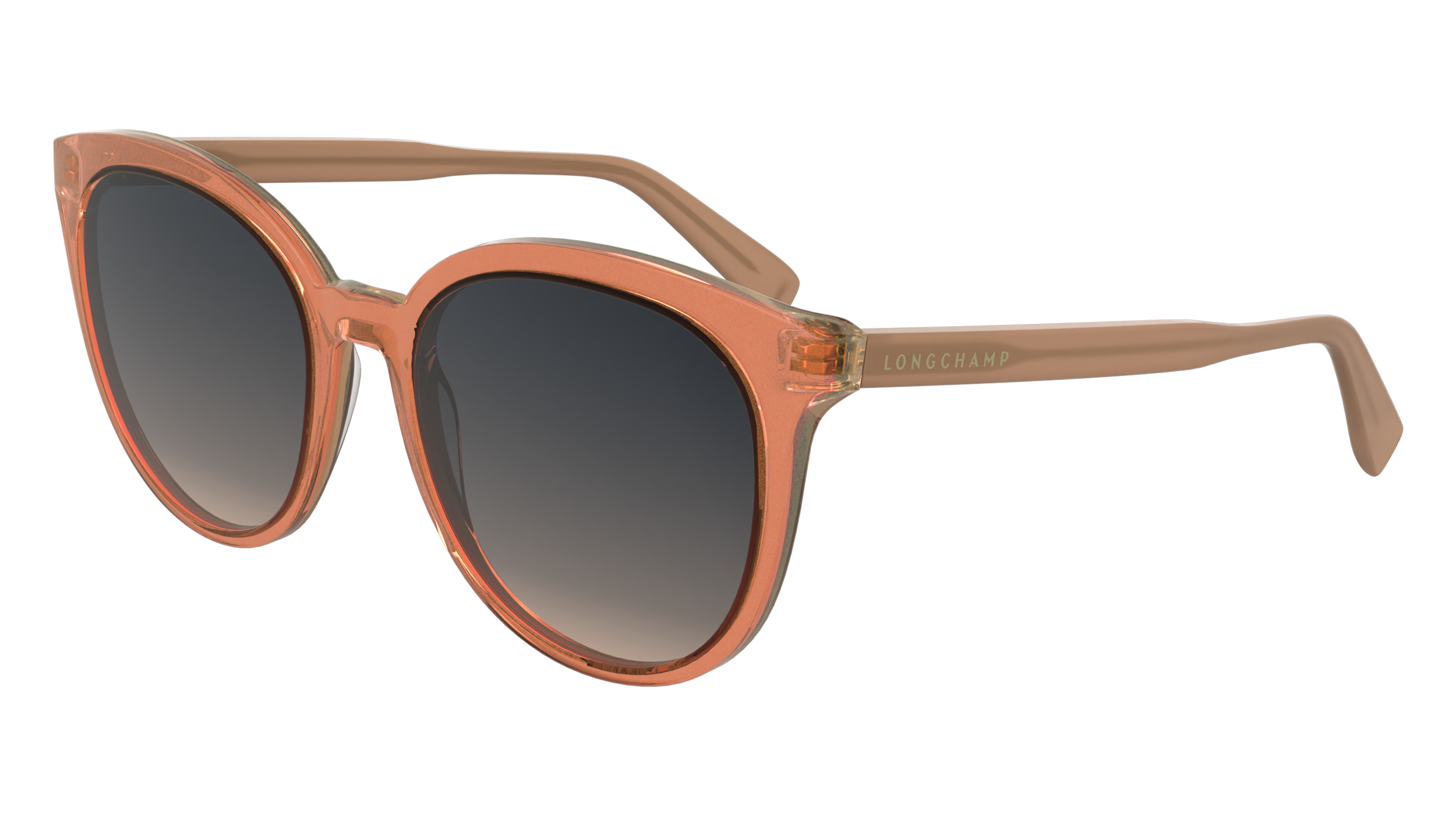 0886895682626 - LONGCHAMP Damen LO752S 842 Gläser SONNENBRILLEN Acetat Orange  Rund Normal