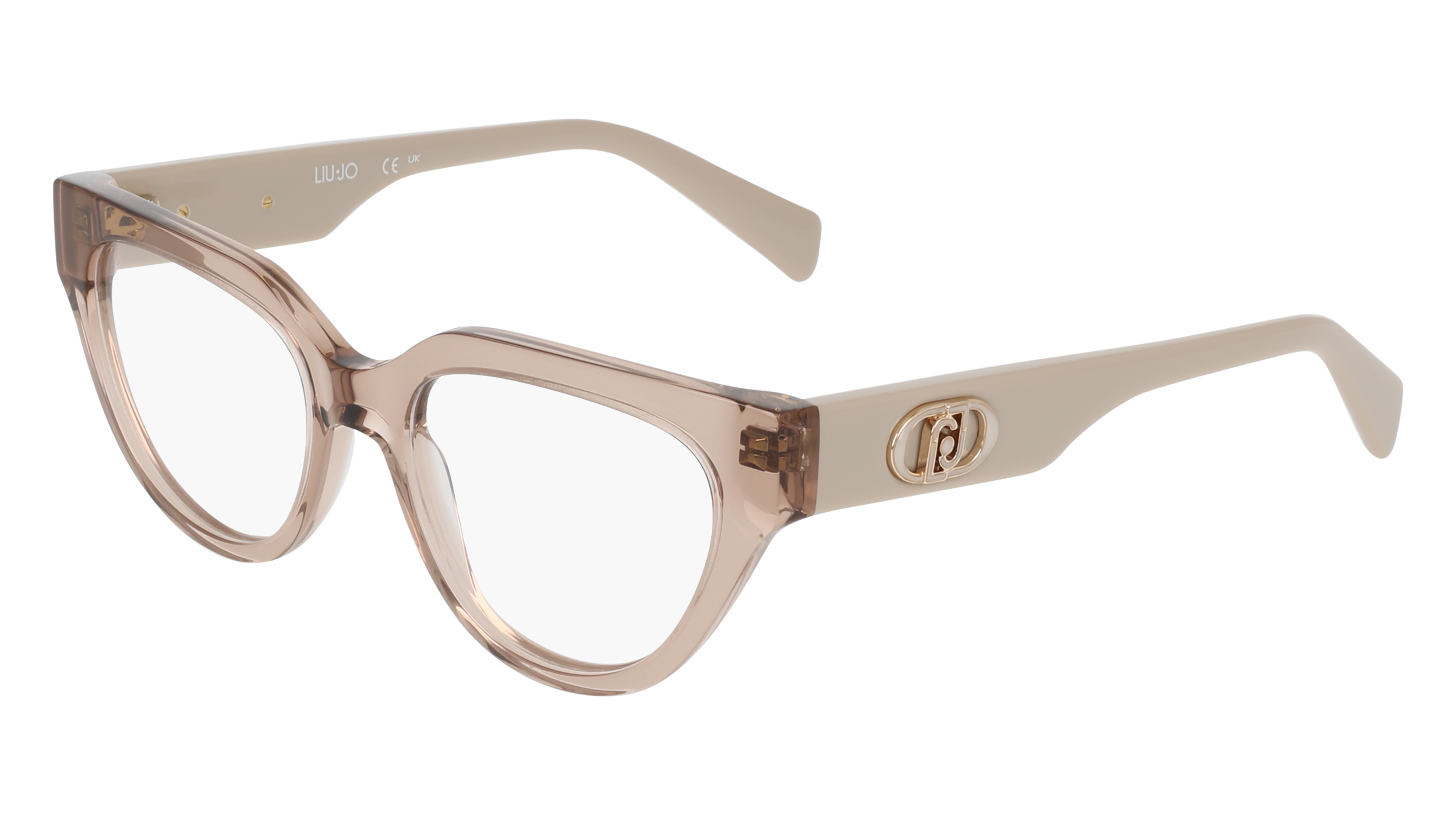 0886895685801 - Damen LJ2828 278 Rahmen von BRILLEN Acetat Beige  Cat Eye Normal