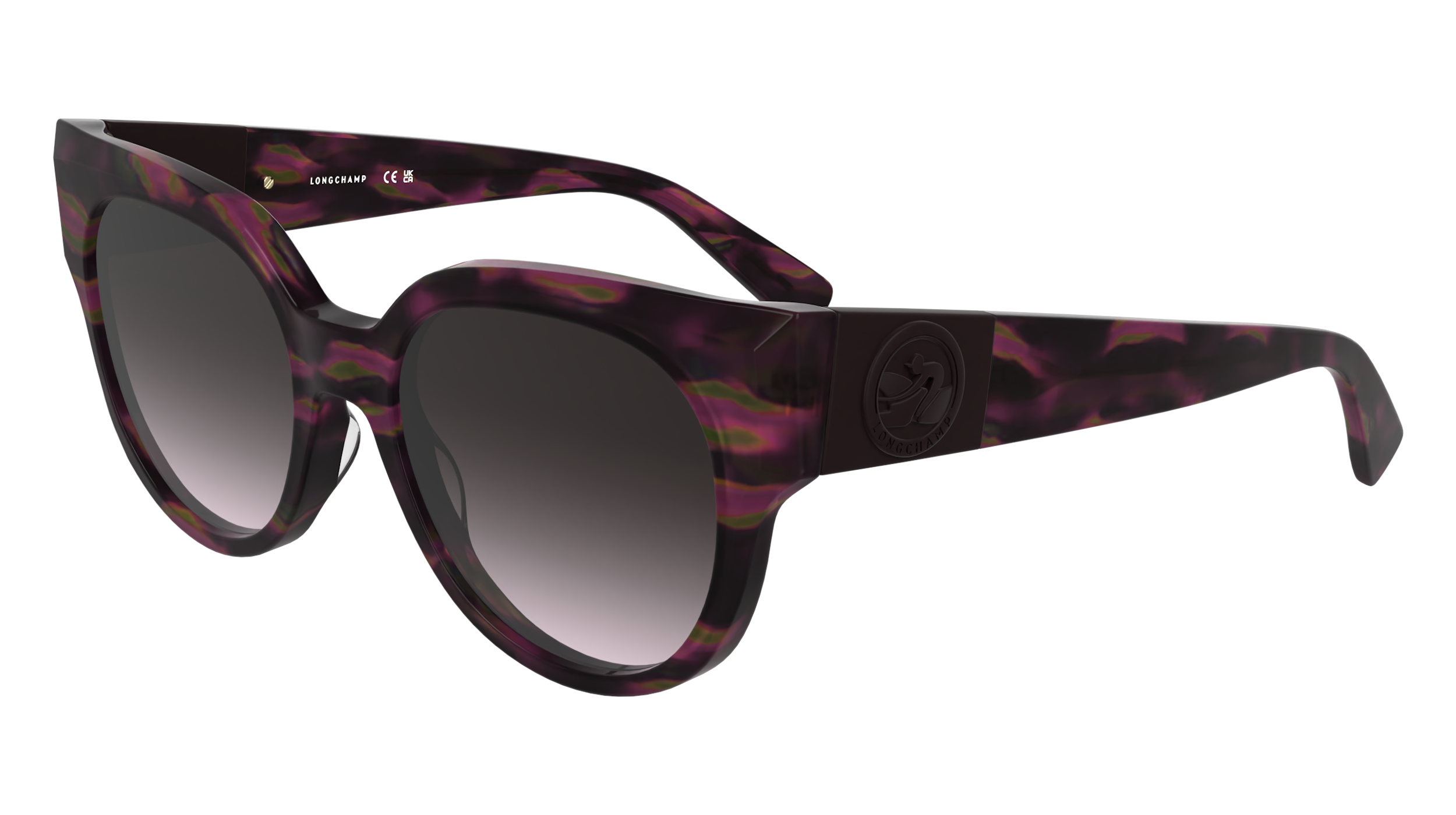 0886895692243 - LONGCHAMP Damen LO779S 234 Gläser SONNENBRILLEN Acetat Violett Rund Normal 0886895692243 - LONGCHAMP Damen LO779S 234 Gläser SONNENBRILLEN Acetat Violett Rund Normal