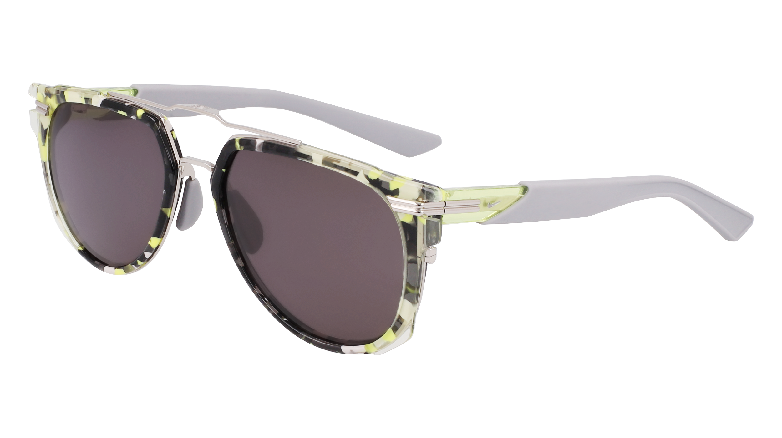 0886895696036 - Unisex NIKE ELECTRIC DAZE IF1009X 700 Gläser SONNENBRILLEN Acetat Havana Grigio Pilot Normal