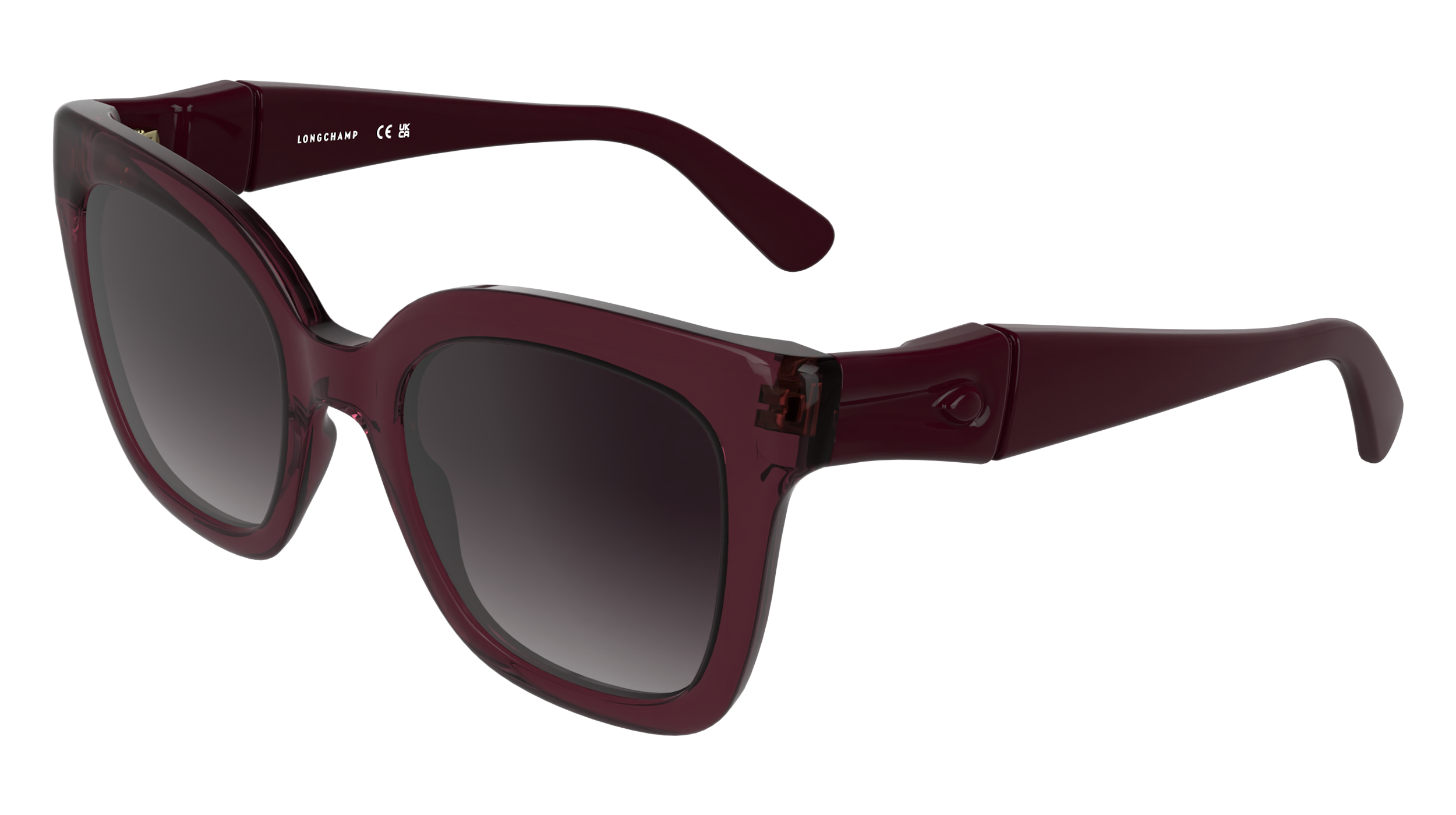 0886895720823 - LONGCHAMP Damen LONGCHAMP LO793S 601 Sonnenbrillen Bio-Injekt Bordeaux Bordeaux Quadratisch Normal