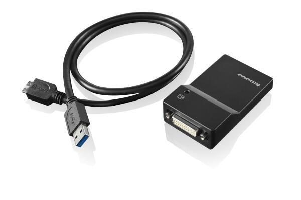 0887037486539 - 0B47072 Adapter [1x USB DVI-Buchse 24+5pol - 1x VGA-Buchse] Schwarz