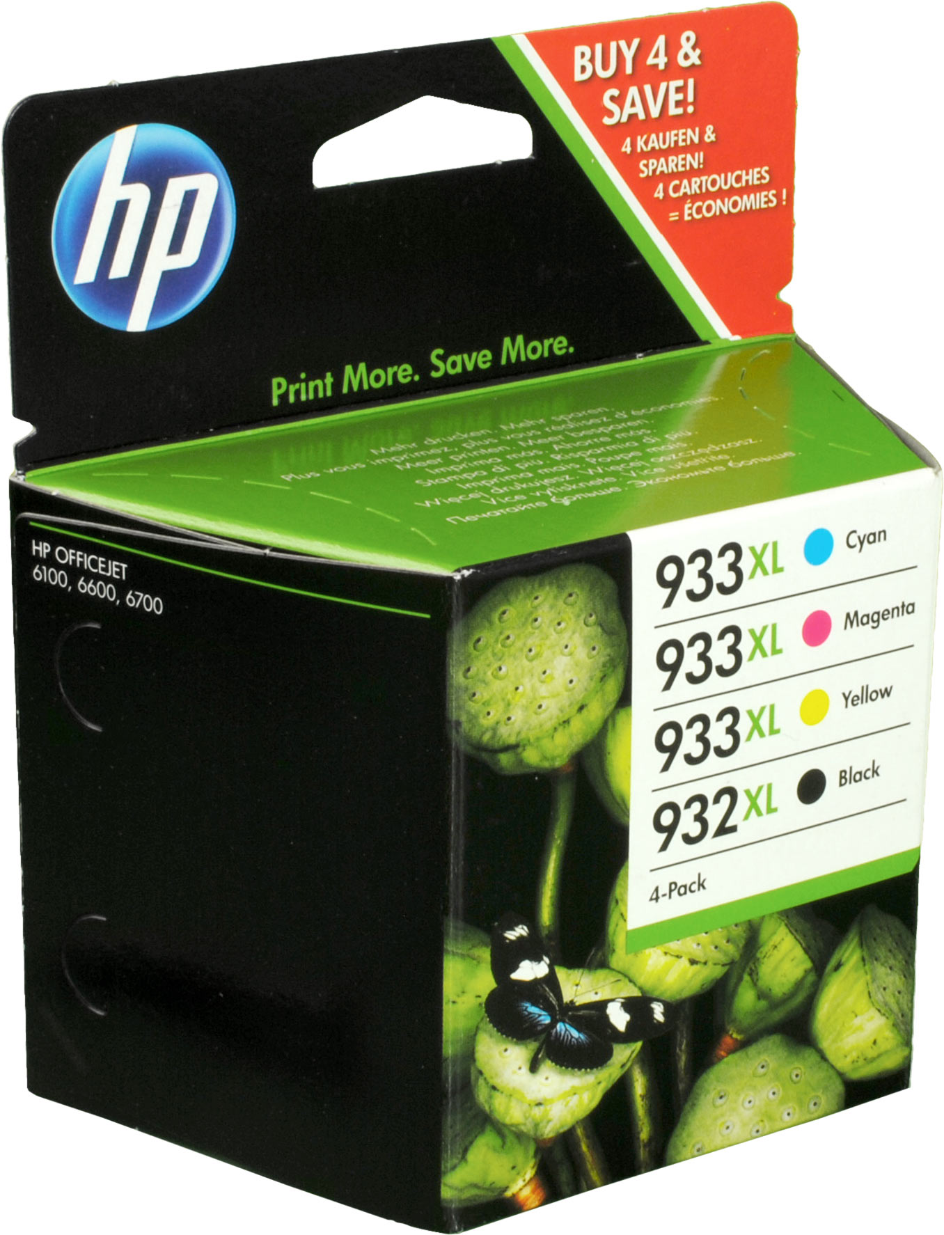 0887111884923 - Hewlett Packard C2P42AE   932XL 933XL Original Druckerpatronen Multipack (BK C M Y) (C2P42AE)