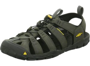 0887194477654 - KEEN Sandalen Clearwater CNX Leder Quicklace für Herren grau 42