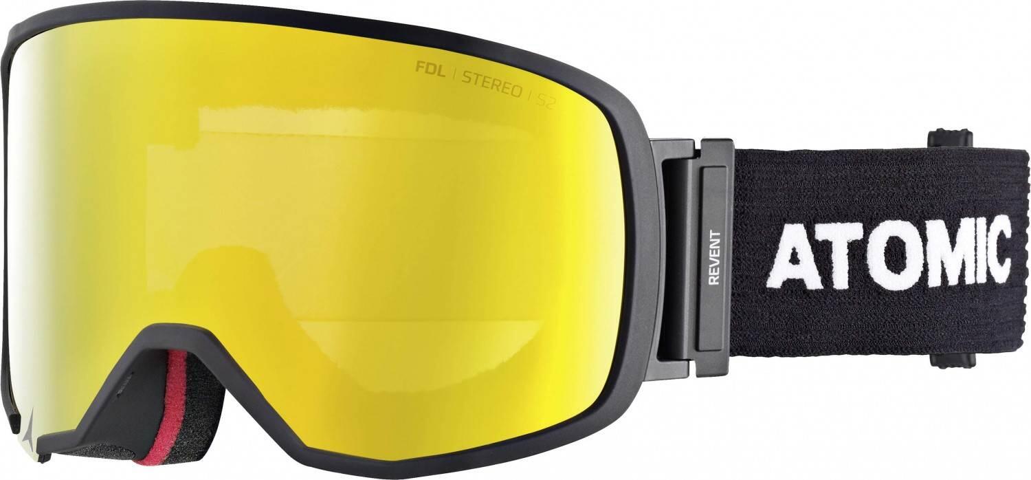 0887445113973 - Revent L Stereo Brillenträger Skibrille (Farbe black Scheibe yellow stereo)