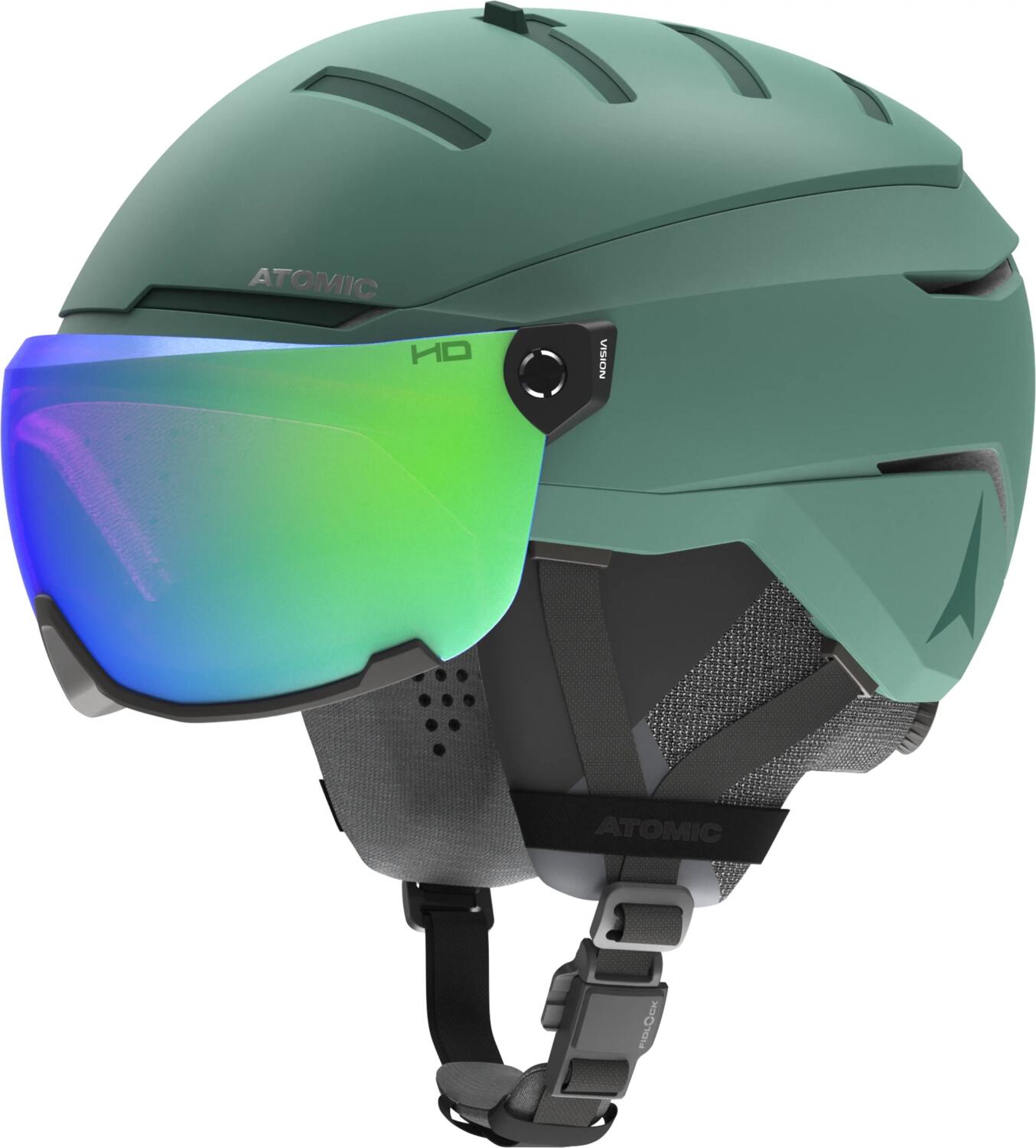 0887445417101 - Savor GT Amid Visor HD Skihelm (51-55 cm green)