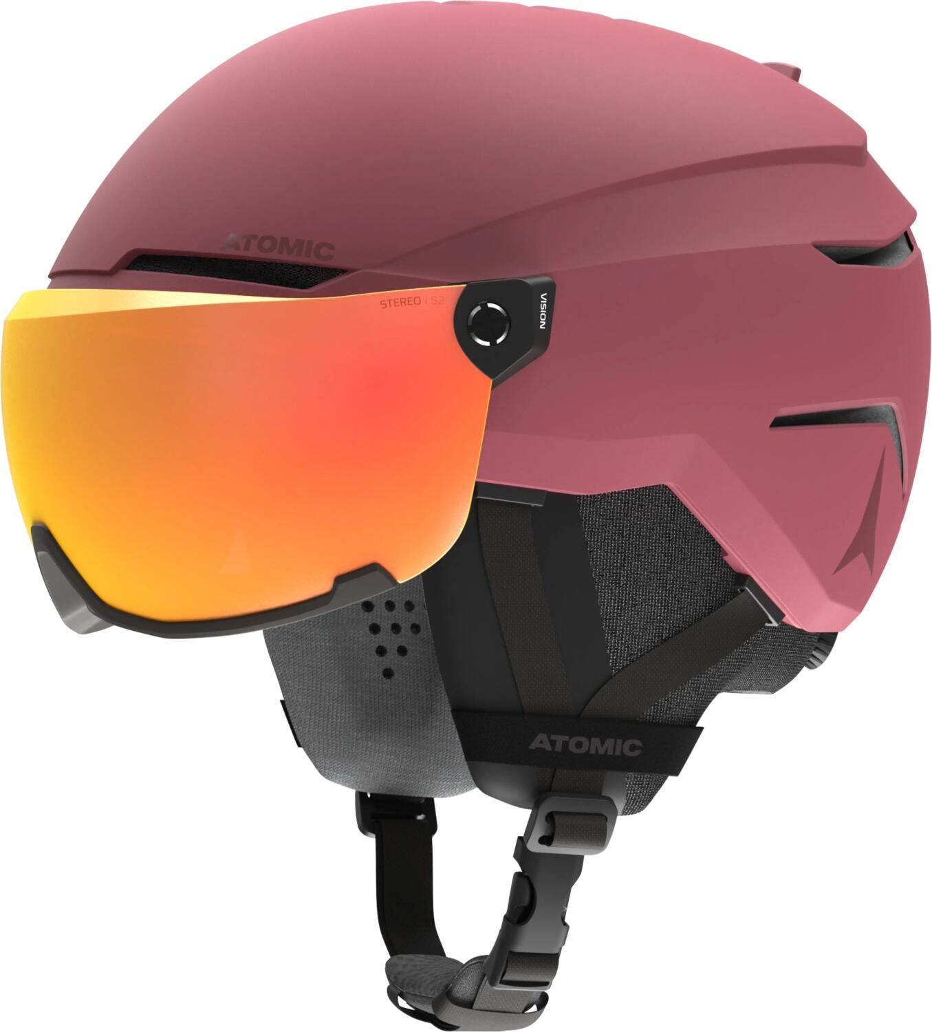 0887445417163 - Savor Stereo Visor Visier Skihelm (51-55 cm maroon)