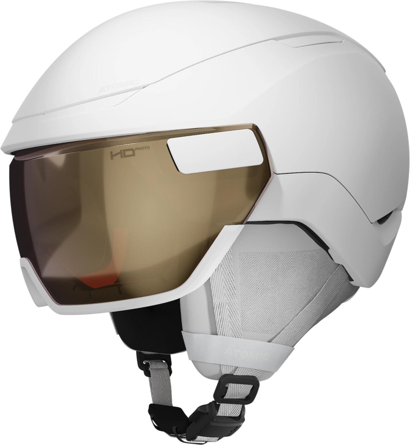 0887445417972 - Revent GT AMID Visor HD Photo Skihelm (55-59 cm white heather)