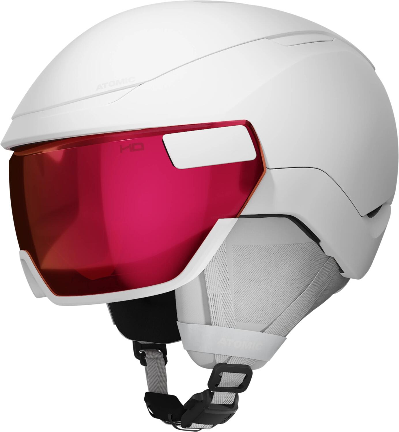 0887445418078 - Revent GT AMID Visor HD Skihelm (51-55 cm white heather)