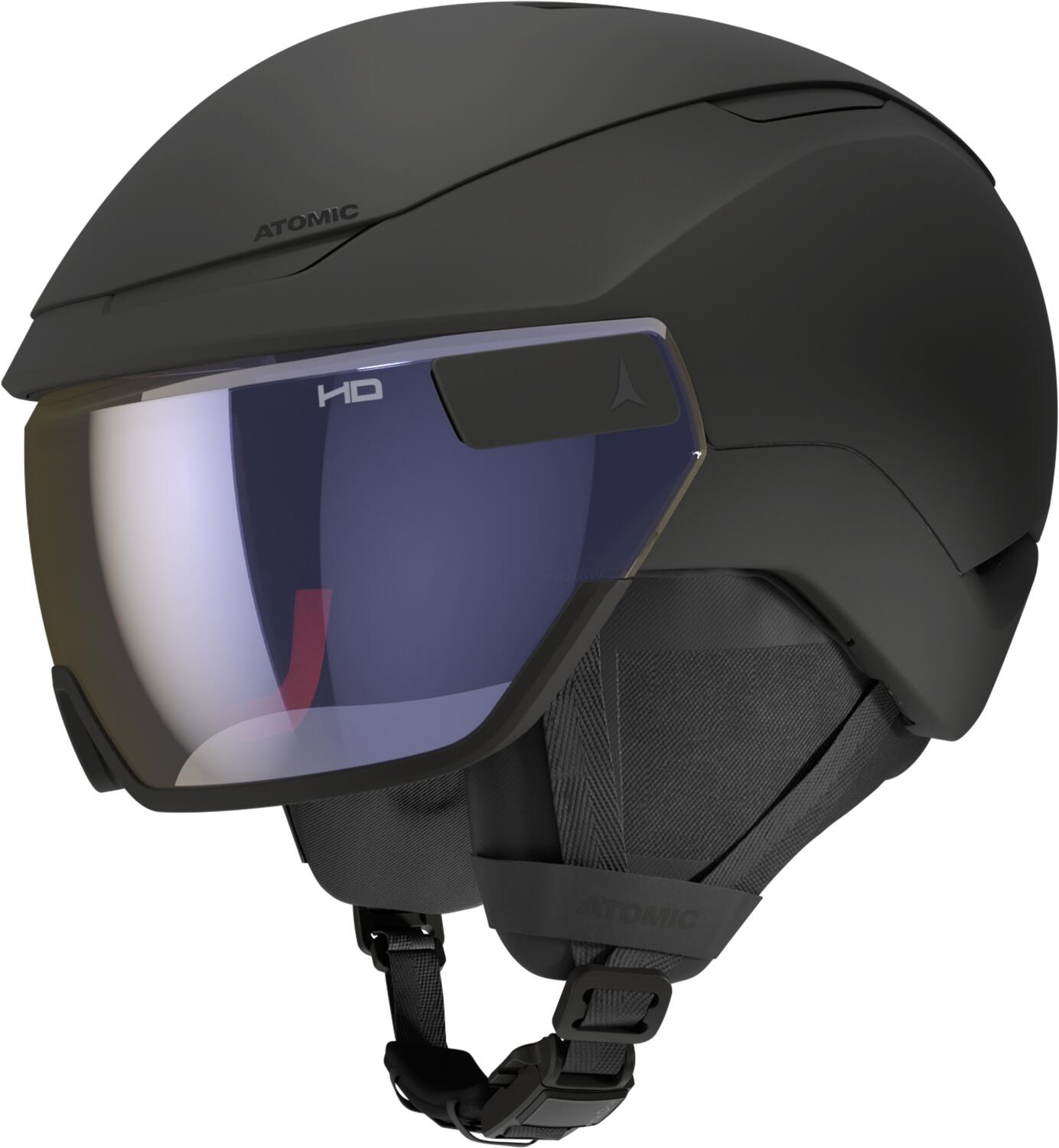 0887445444299 - Revent GT AMID Visier HD Photo Skihelm (51-55 cm black)
