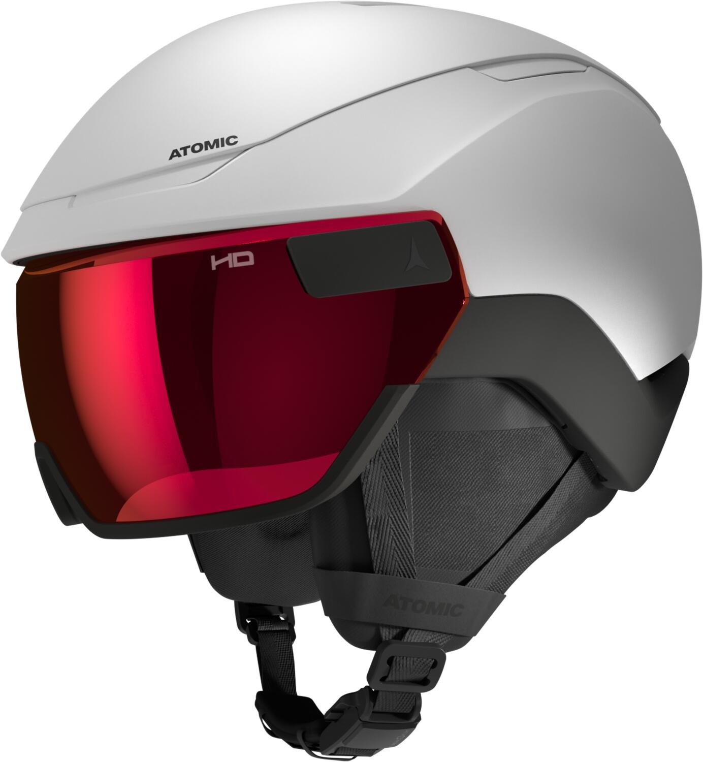 0887445465614 - Revent GT AMID Visier HD Skihelm (59-63 cm white black)