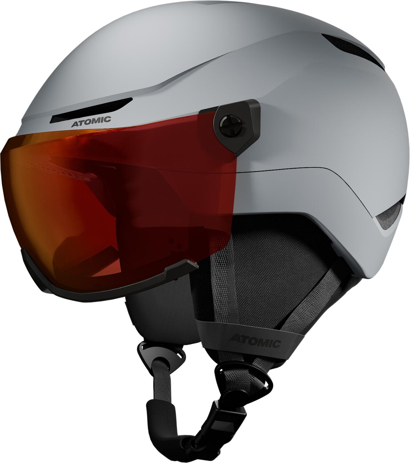 0887445466550 - Revent Visor Junior Skihelm (55-59 cm gull gray)