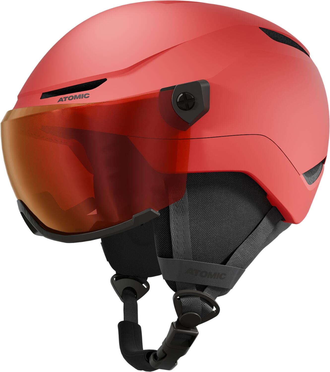 0887445466598 - Revent Visor Junior Skihelm (55-59 cm red)