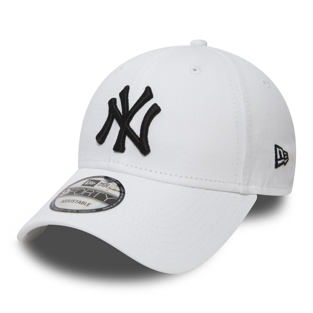 0887493375408 - New Era 9Forty Adjustables - NY YANKEES - White-Black