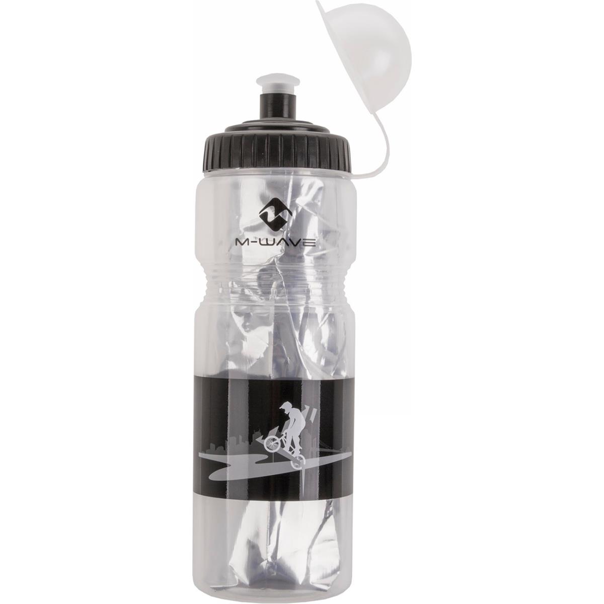 0887539010836 - M-WAVE Thermosflasche 400 ml aus transparentem und schwarzem Kunststoff