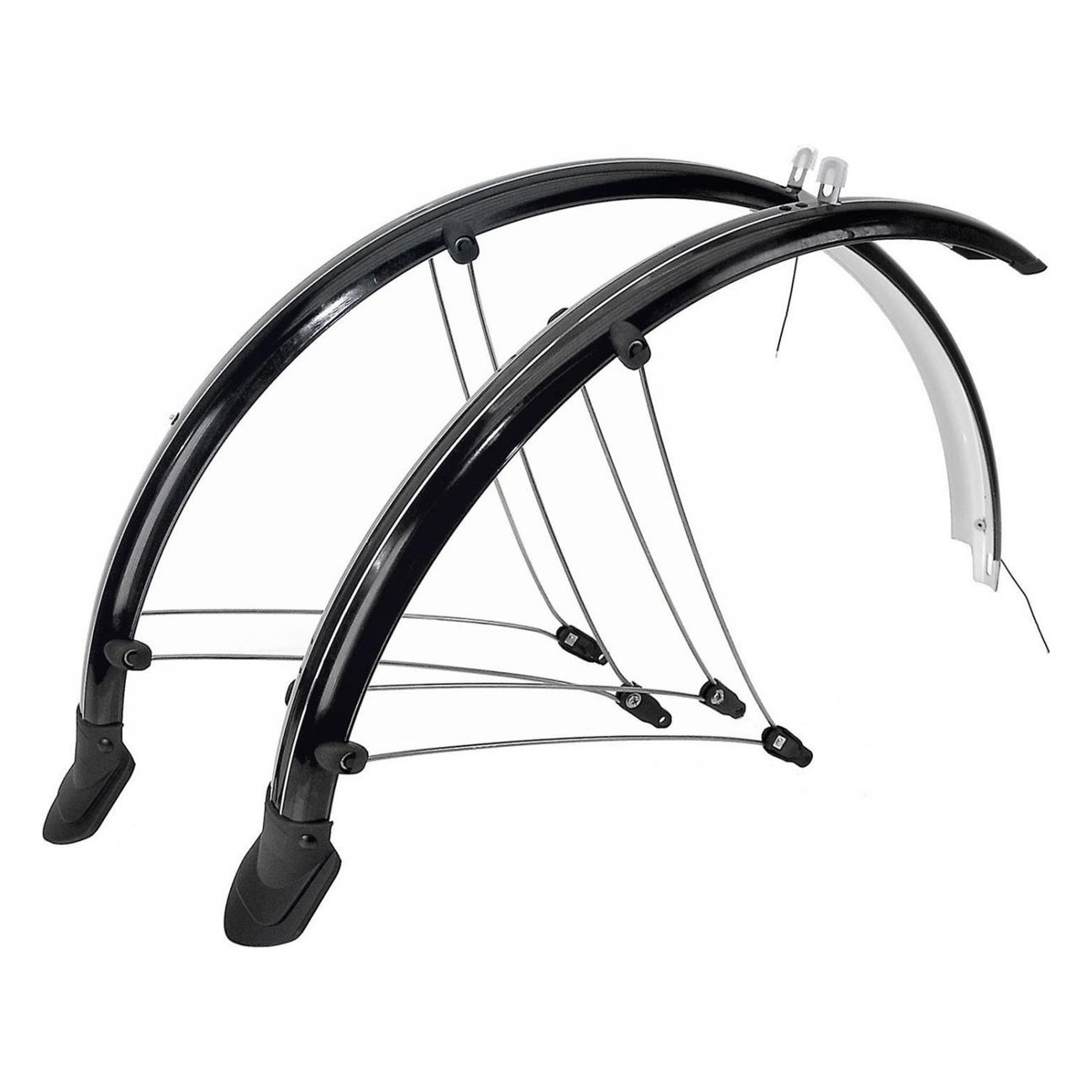 0887539018641 - M-Wave 29 Fahrradschutzblech Set aus flexiblem Kunststoff 75 mm