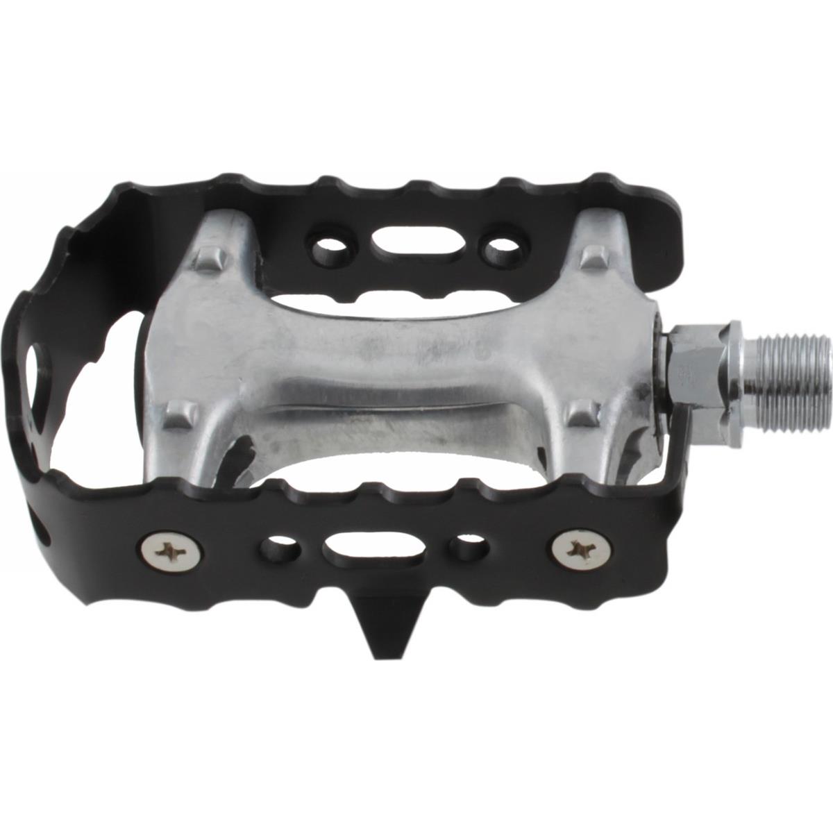 0887539035174 - MTB Pedal Steady A4 aus Aluminium Silber und Schwarz mit Kugellagern