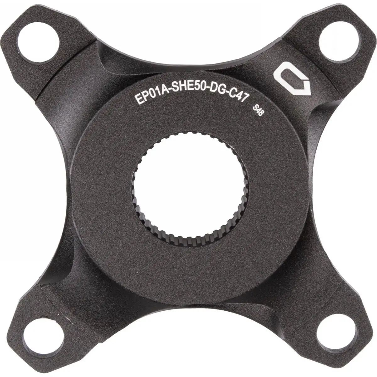 0887539037406 - Shimano E5000 Spider aus schwarz eloxiertem Aluminium für Kettenführung 47 mm