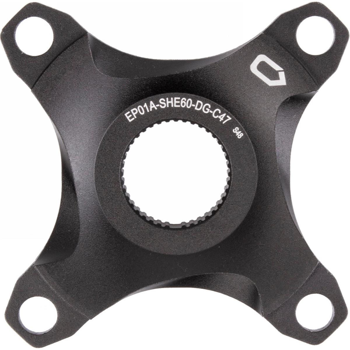 0887539037413 - Schwarzes Aluminium Spider für Shimano E6000 Kettenführung 47mm