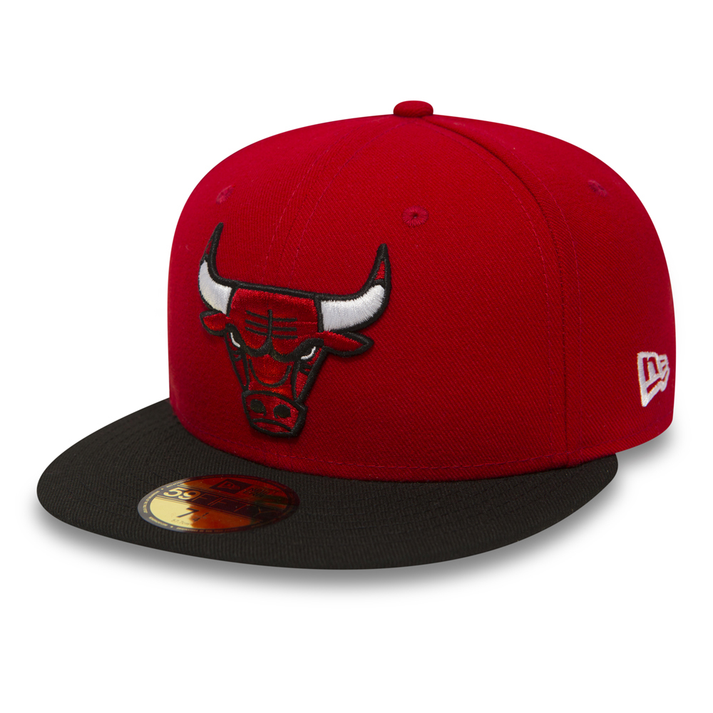 0887757524559 - New Era NBA Basic 59Fifty Cap CHICAGO BULLS Rot Schwarz 0887757524559 - New Era NBA Basic 59Fifty Cap CHICAGO BULLS Rot Schwarz
