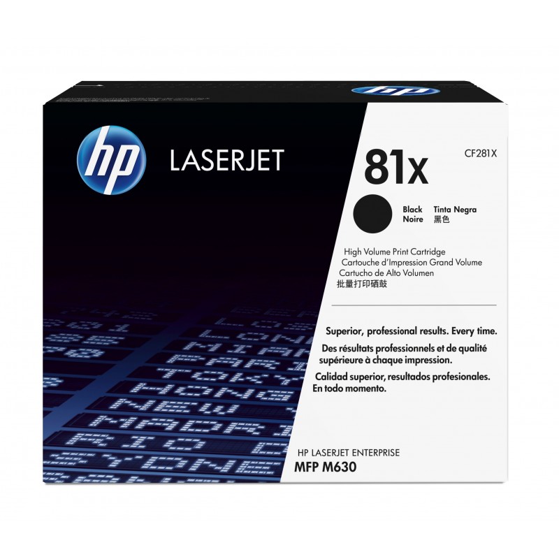 0887758147900 - Hewlett Packard CF281X   81X Original Toner Schwarz für ca 25000 Seiten (CF281X)