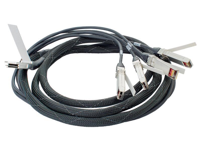 0887758198735 - HPE DAC Kabel BladeSystem Klasse C 40G QSFP+ zu 4x10G SFP+ 3m