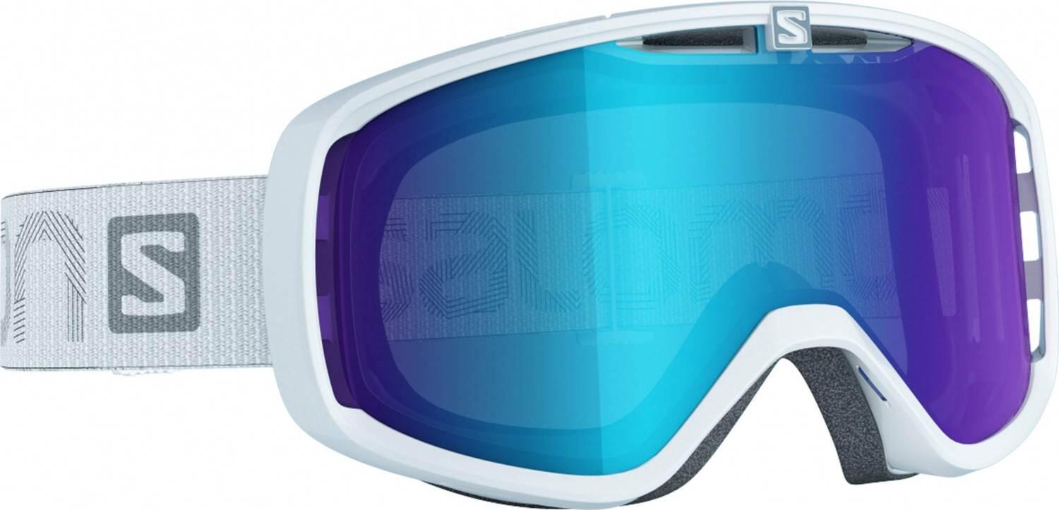 0887850954116 - Aksium Skibrille (white Scheibe multilayer mid blue)