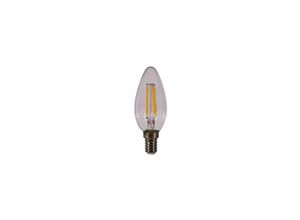 0887930419160 - - Led-Glühbirne filament crystal candle c37 - e14 - 470lm - warm 3000k - 4w=40w - nicht dimmbar