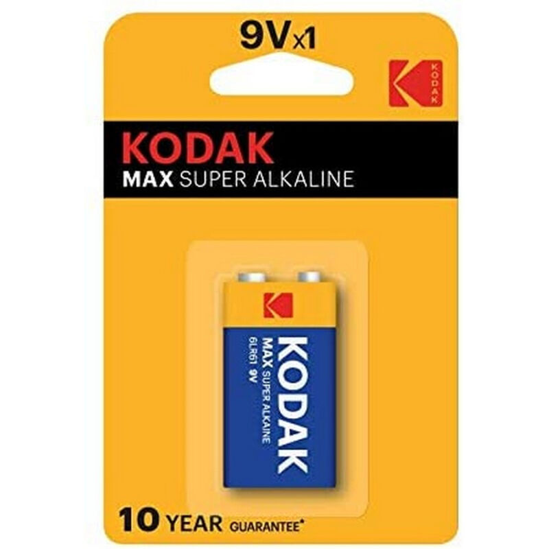 0887930952858 - KODAK - MAX ALKALINE BATTERIE 9V LR61 0887930952858 - KODAK - MAX ALKALINE BATTERIE 9V LR61