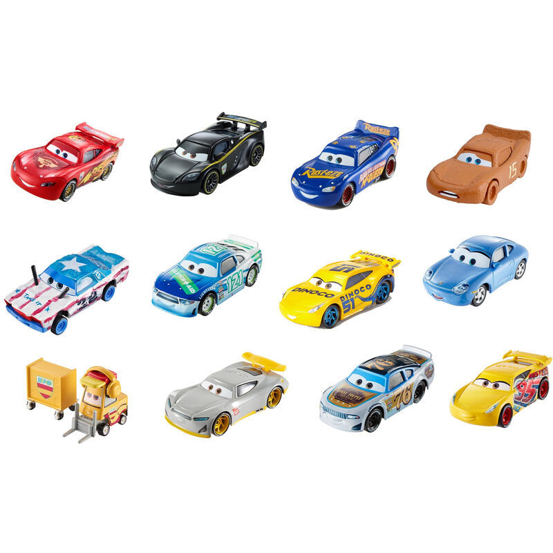0887961403473 - Auto-Metall-Spiele Disney Pixar Cars (x12)