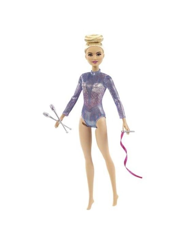 0887961918755 - Barbie Rhythmische Sportgymnastin Puppe (blonde Haare)