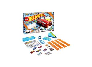 0887961944570 - GWN96 - Hot Wheels - Starterset inkl 6 Fahrzeuge Tracks und Rampen Celebration Box 164