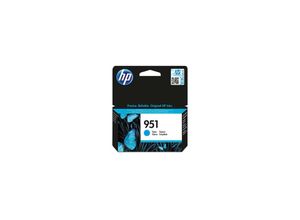 0888182554111 - Hewlett Packard Ink No 951 HP951 951 Cyan (CN050AEBGY) (CN050AEBGY)