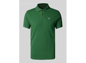 0888242104218 - Slim Fit Poloshirt mit Label-Stitching