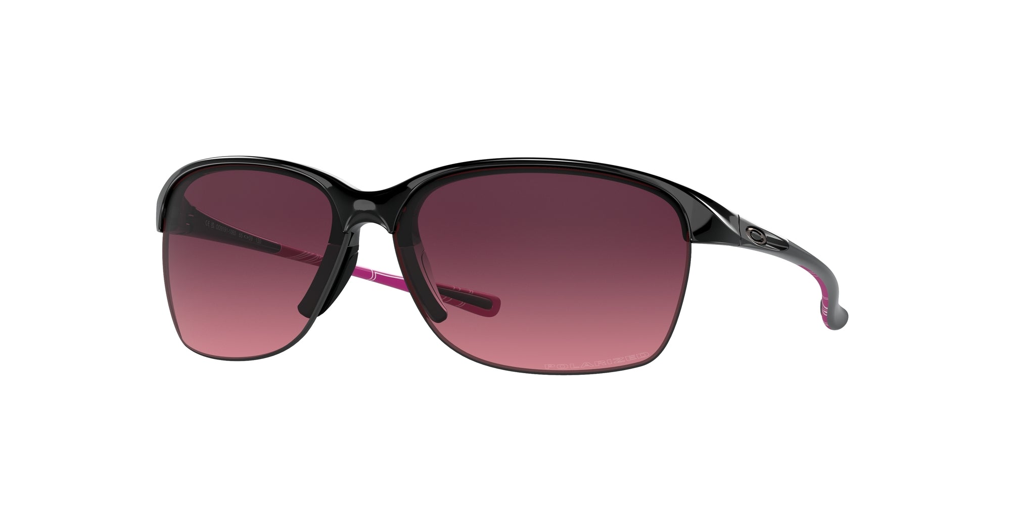 0888392006851 - Damen OO9191 UNSTOPPABLE 919110 Gläser SONNENBRILLEN O_matter Schwarz Rosa Quadratisch Polarisiert Schattiert