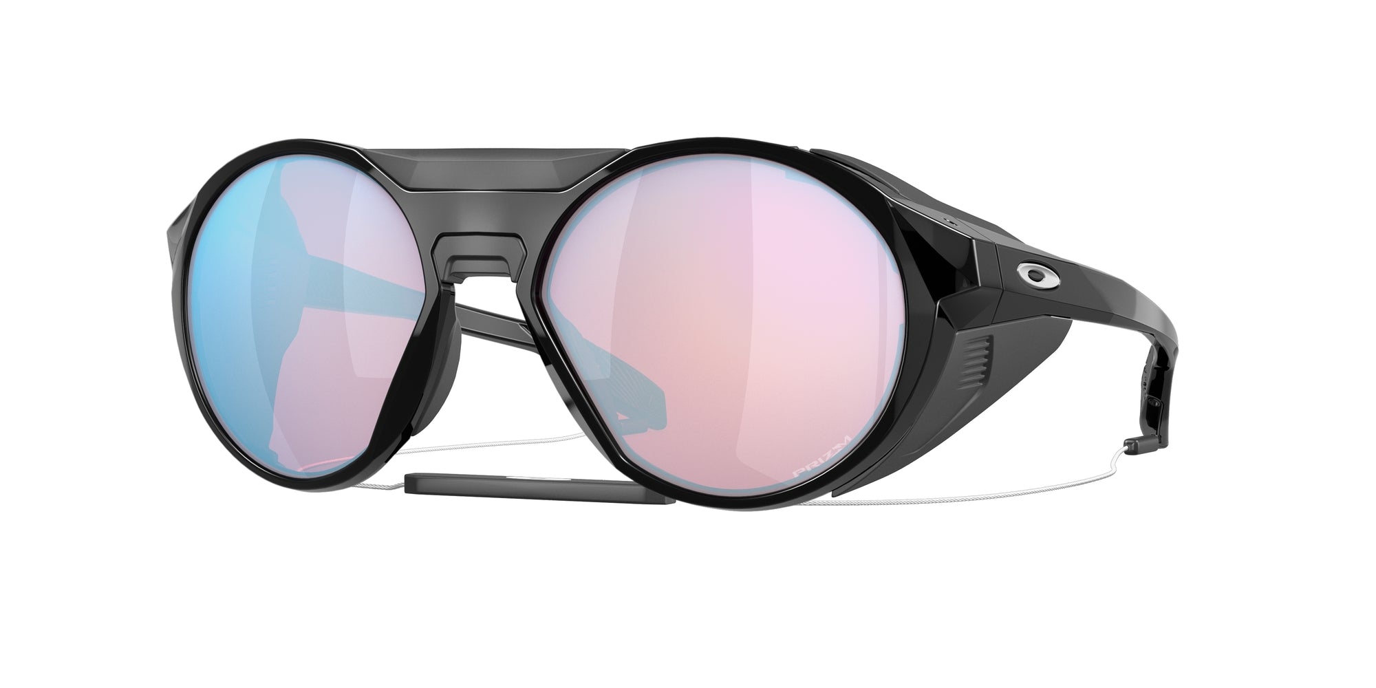 0888392459909 - Herren OO9440 Clifden 944002 Gläser SONNENBRILLEN Plastik Schwarz Prizm Schnee Saphir Irid Rund Normal Prizm