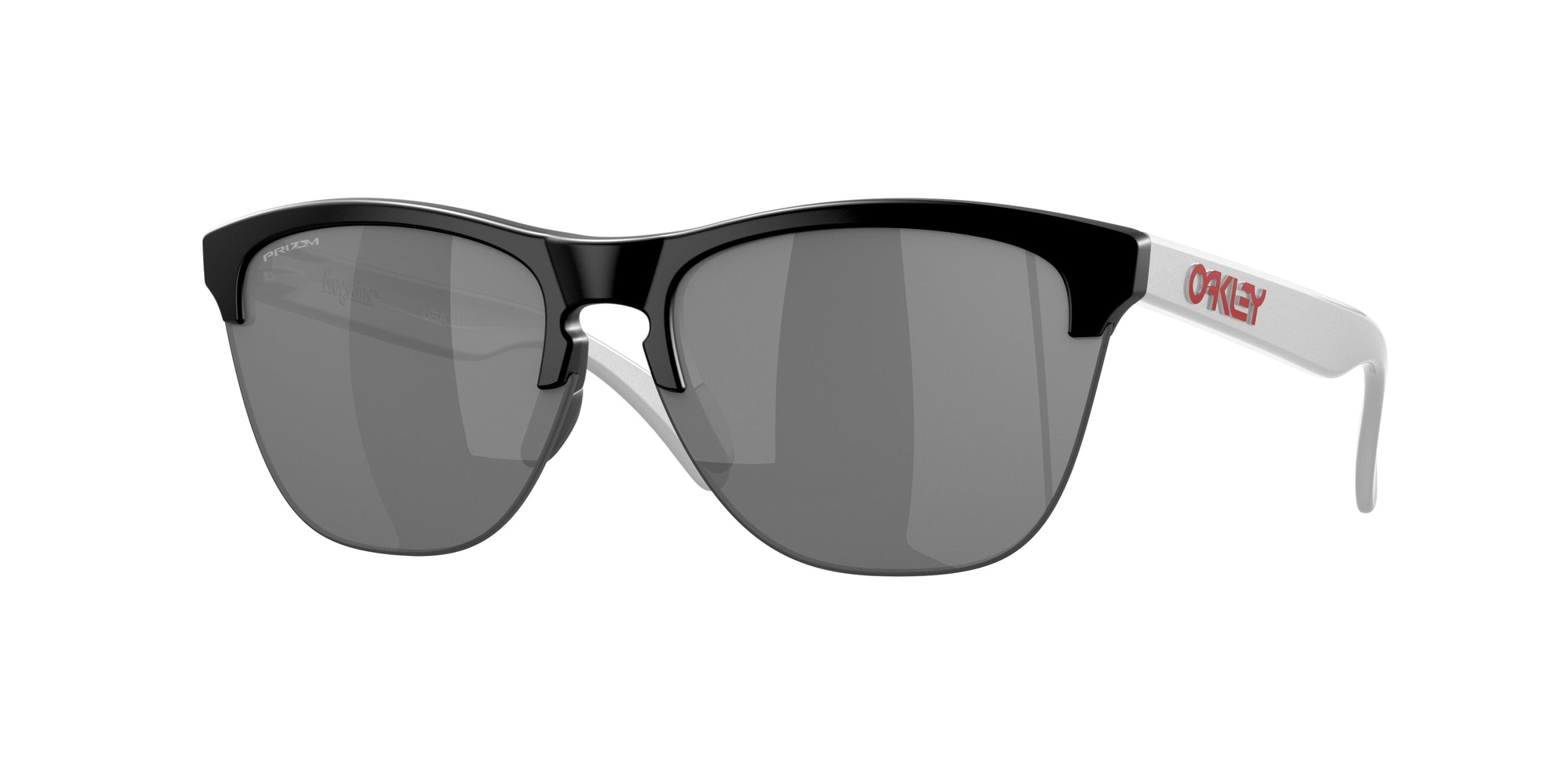 0888392606181 - Herren OO9374 Frogskins Lite 937453 Gläser SONNENBRILLEN O_matter Schwarz Grau Rund Normal Prizm