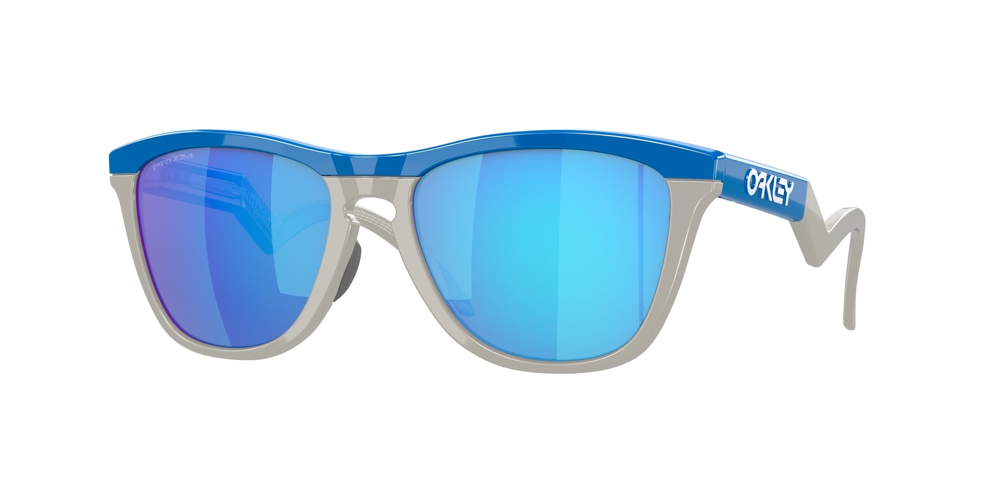 0888392610270 - Herren OO9289 Frogskins Hybrid 928903 Gläser SONNENBRILLEN Plastik Blau Himmelblau Rund Gespiegelt Prizm