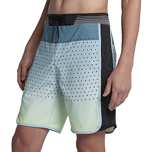 0888412790234 - Hurley - Mens Phantom - Hyperweave Motion Reef 18 Badehose - Ocean Bliss - Größe 28