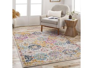 0888473628583 - Teppich SURYA Traditional Teppiche Gr B L 160 cm x 220 cm 7 mm 1 St bunt Esszimmerteppiche Boho Kurflor Orientteppich Wohnzimmer Schlafzimmer