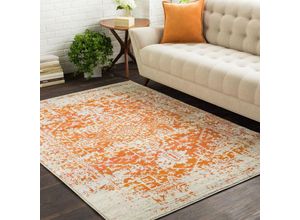 0888473628620 - Teppich SURYA Traditional Teppiche Gr B L 160 cm x 220 cm 12 mm 1 St orange Esszimmerteppiche Kurzflor Orientteppich Wohnzimmer Schlafzimmer Orange