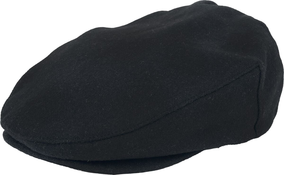 0888588931028 - Brixton Hooligan Flannel Flat Cap Mütze schwarz