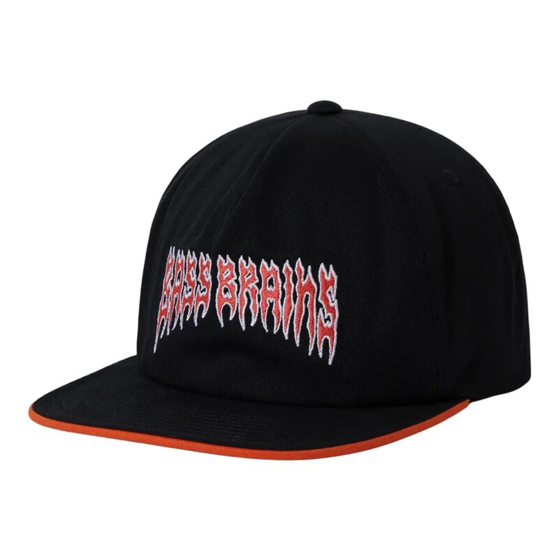 0888588961551 - Brixton Bass Brains Reaper Snapback Cap schwarz