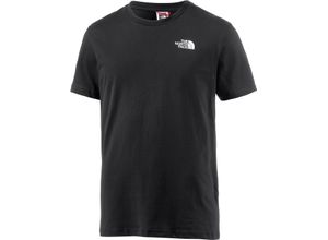 0888656157121 - THE NORTH FACE® T-Shirt Baumwolle Logo-Detail für Herren schwarz S