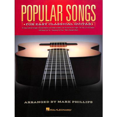 0888680020590 - Popular songs for easy classical guitar