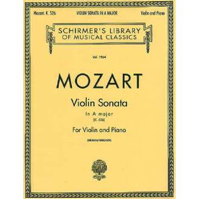 0888680049133 - Sonate A-Dur KV 526