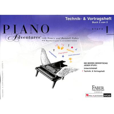 0888680072797 - Piano adventures 1 - Technik + Vortragsheft